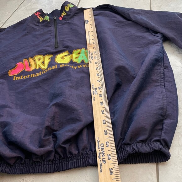 Vintage 90s Surf Gear International Bodywear Deep Purple Fluorescent - Picture 9 of 9
